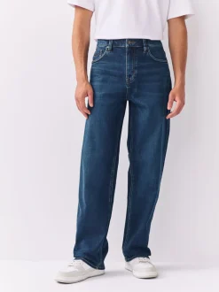 Blauw - Relaxed fit - Motionflex jeans