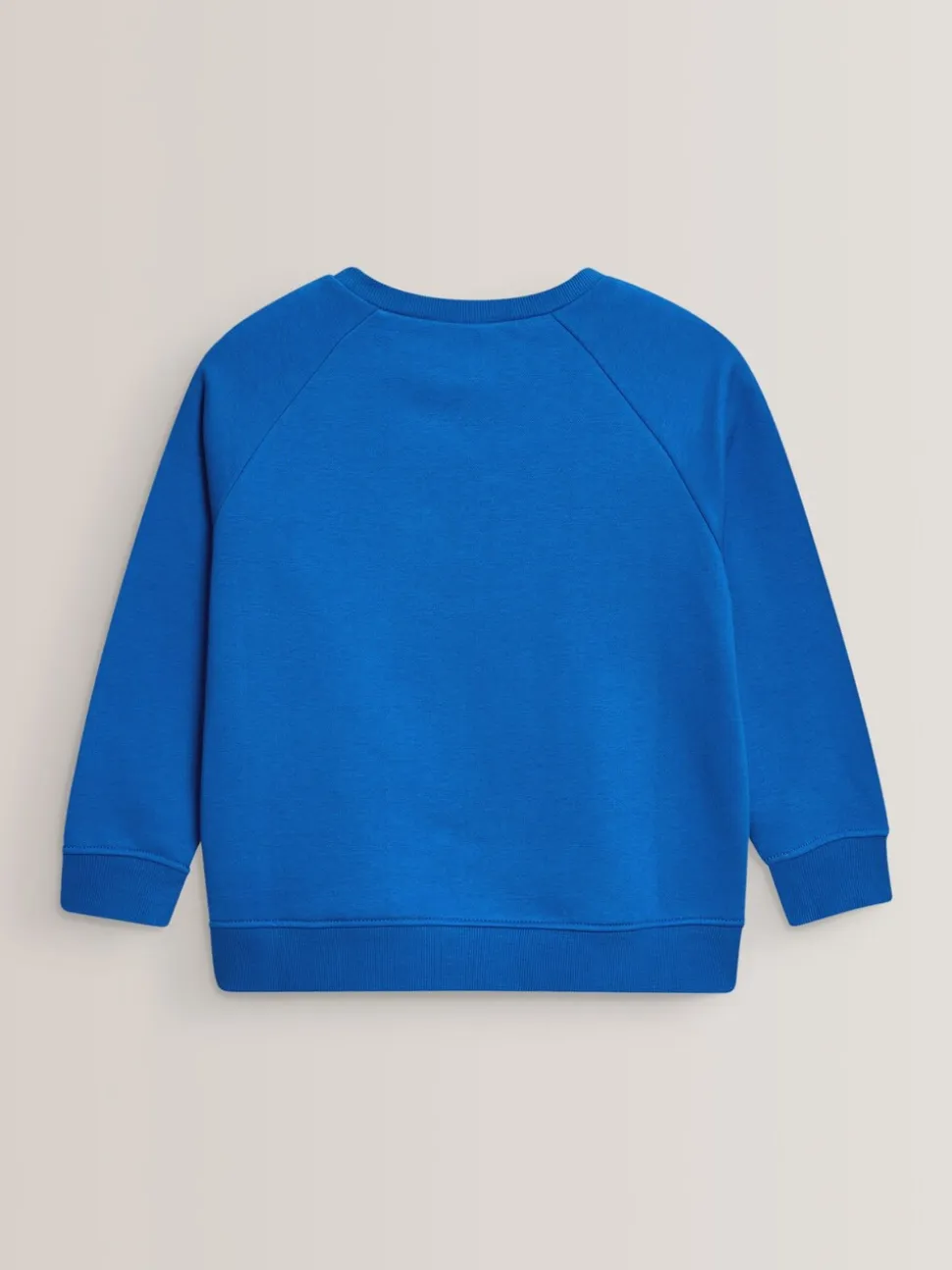 Blauw - Schoolsweater met ronde hals (3-17jr)