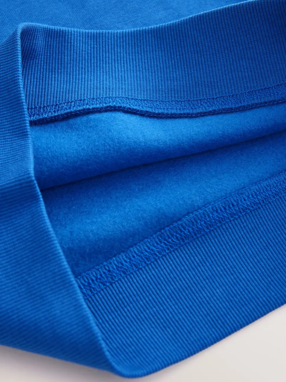 Blauw - Schoolsweater met ronde hals (3-17jr)