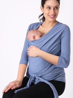 Blauw - Seraphine Skin to Skin Babywearing Sleeveless Top