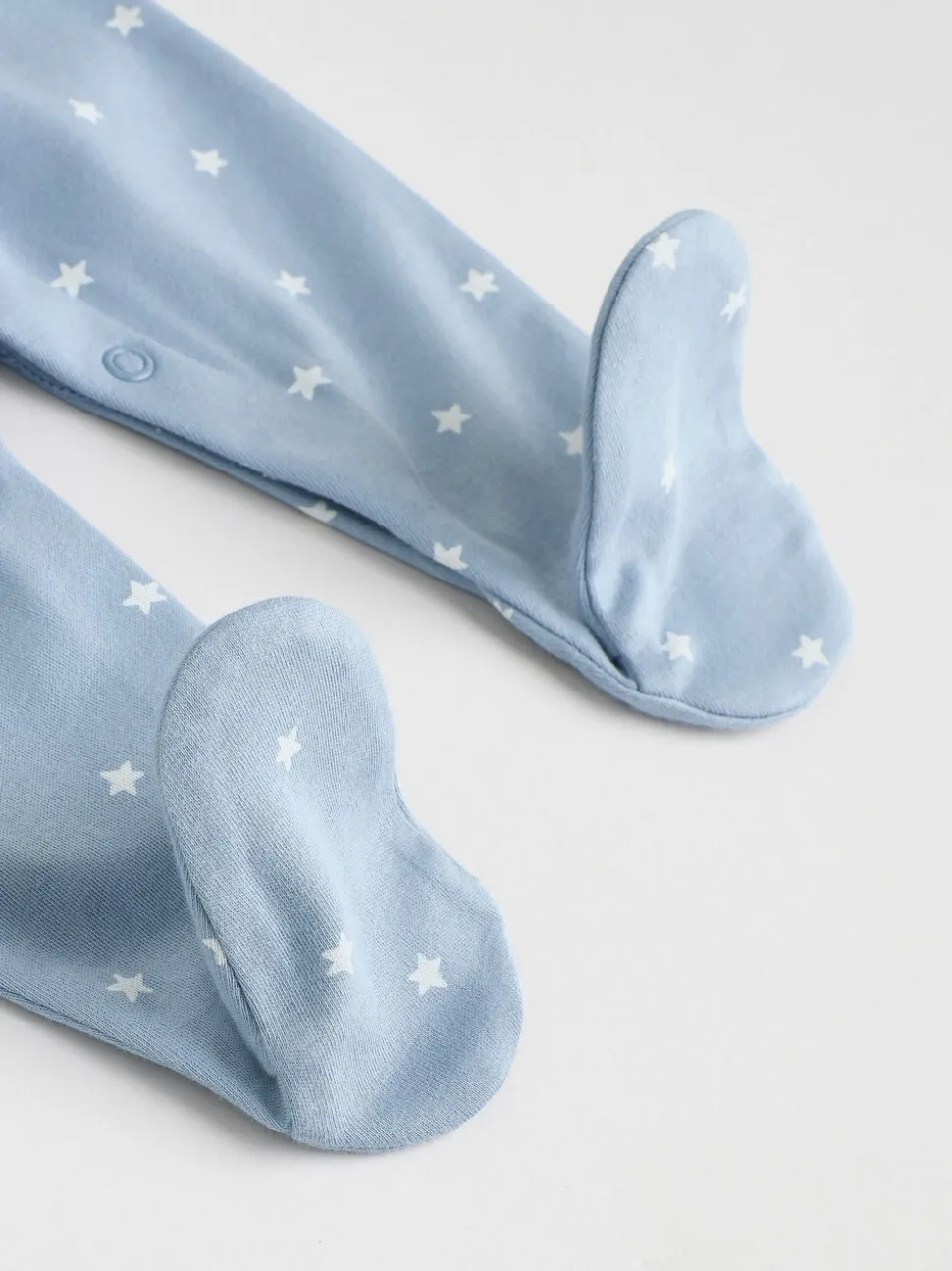 Blauw - Set van 7 Baby Popper-slaappakjes (0mnd-2jr)