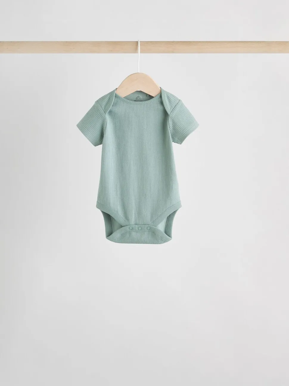 Blauw - Set van 5 babyrompertjes met korte mouwen