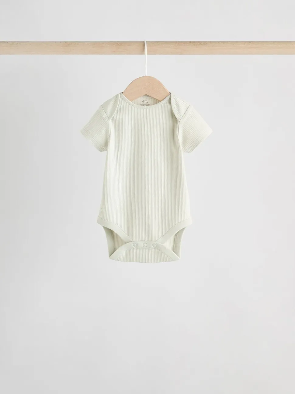 Blauw - Set van 5 babyrompertjes met korte mouwen
