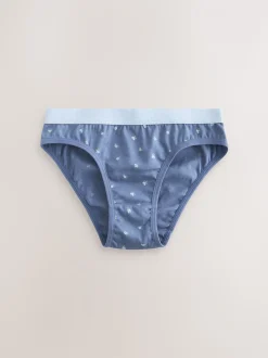 Blauw - Set van 5 Bikini Onderbroeken (1.5-16jr)