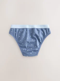 Blauw - Set van 5 Bikini Onderbroeken (1.5-16jr)