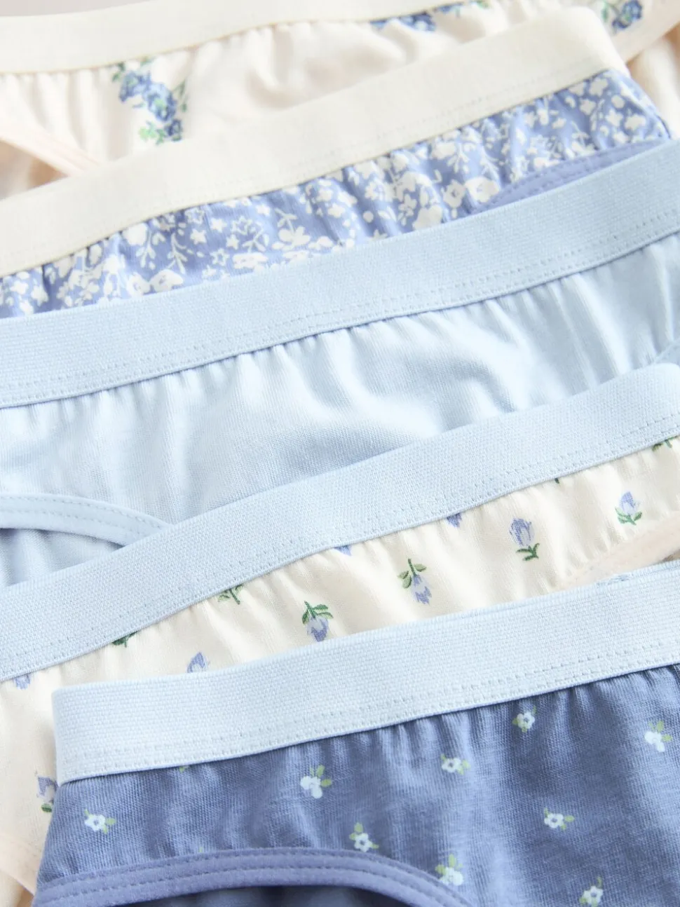 Blauw - Set van 5 Bikini Onderbroeken (1.5-16jr)