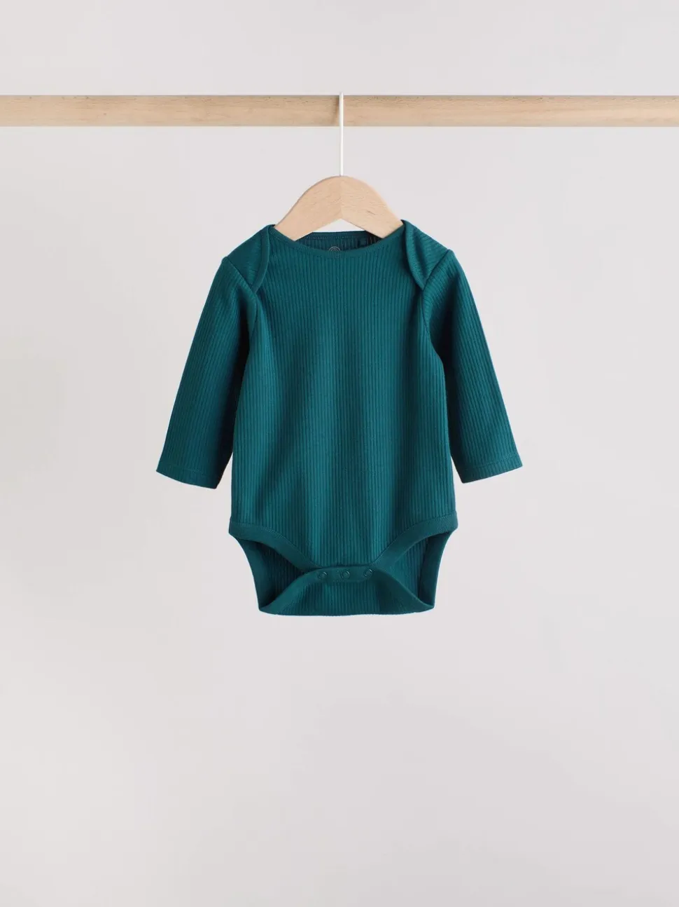 Blauw - Set van 5 rompers met lange mouwen