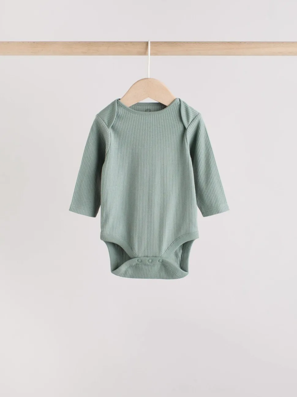 Blauw - Set van 5 rompers met lange mouwen