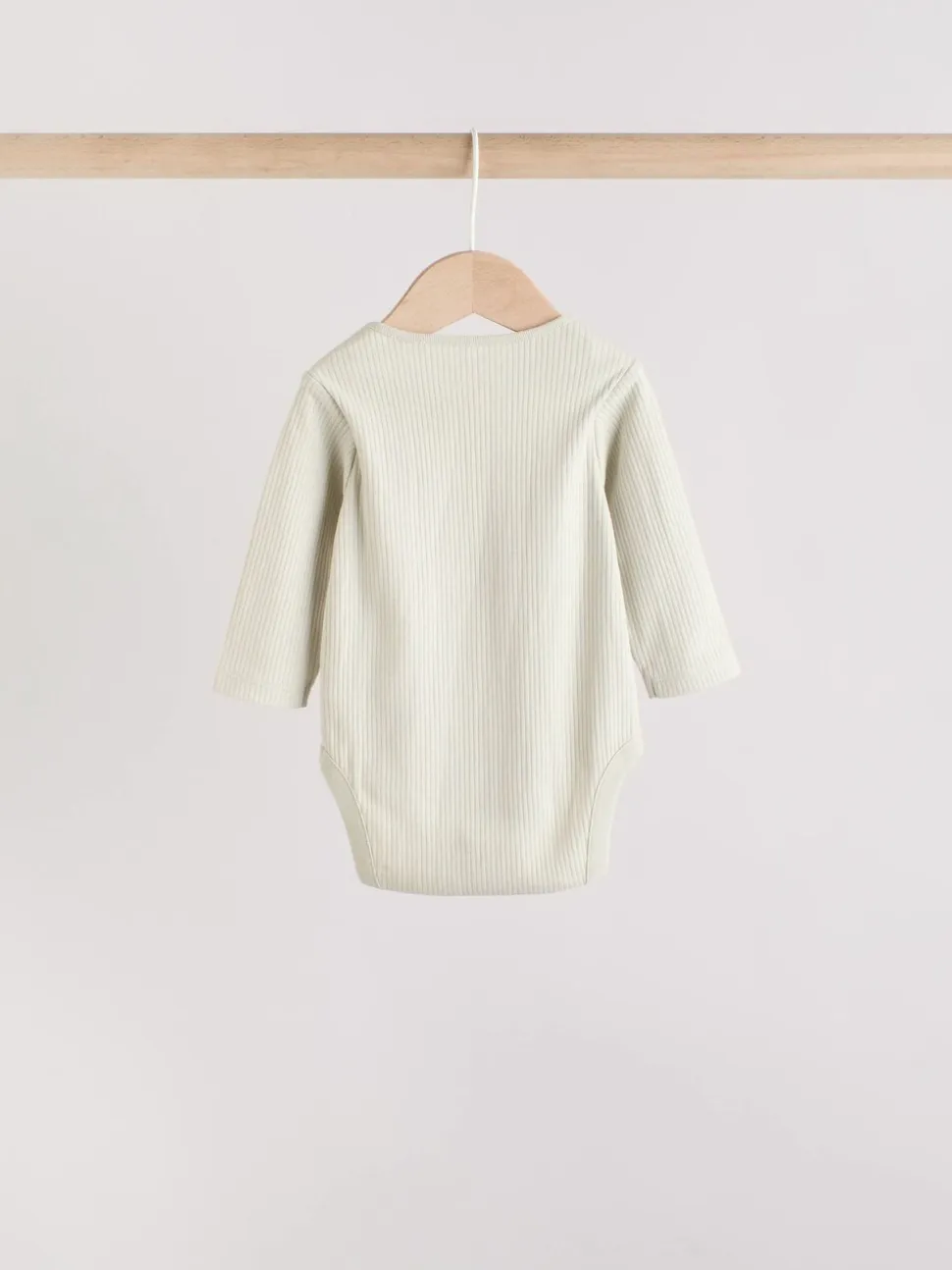 Blauw - Set van 5 rompers met lange mouwen