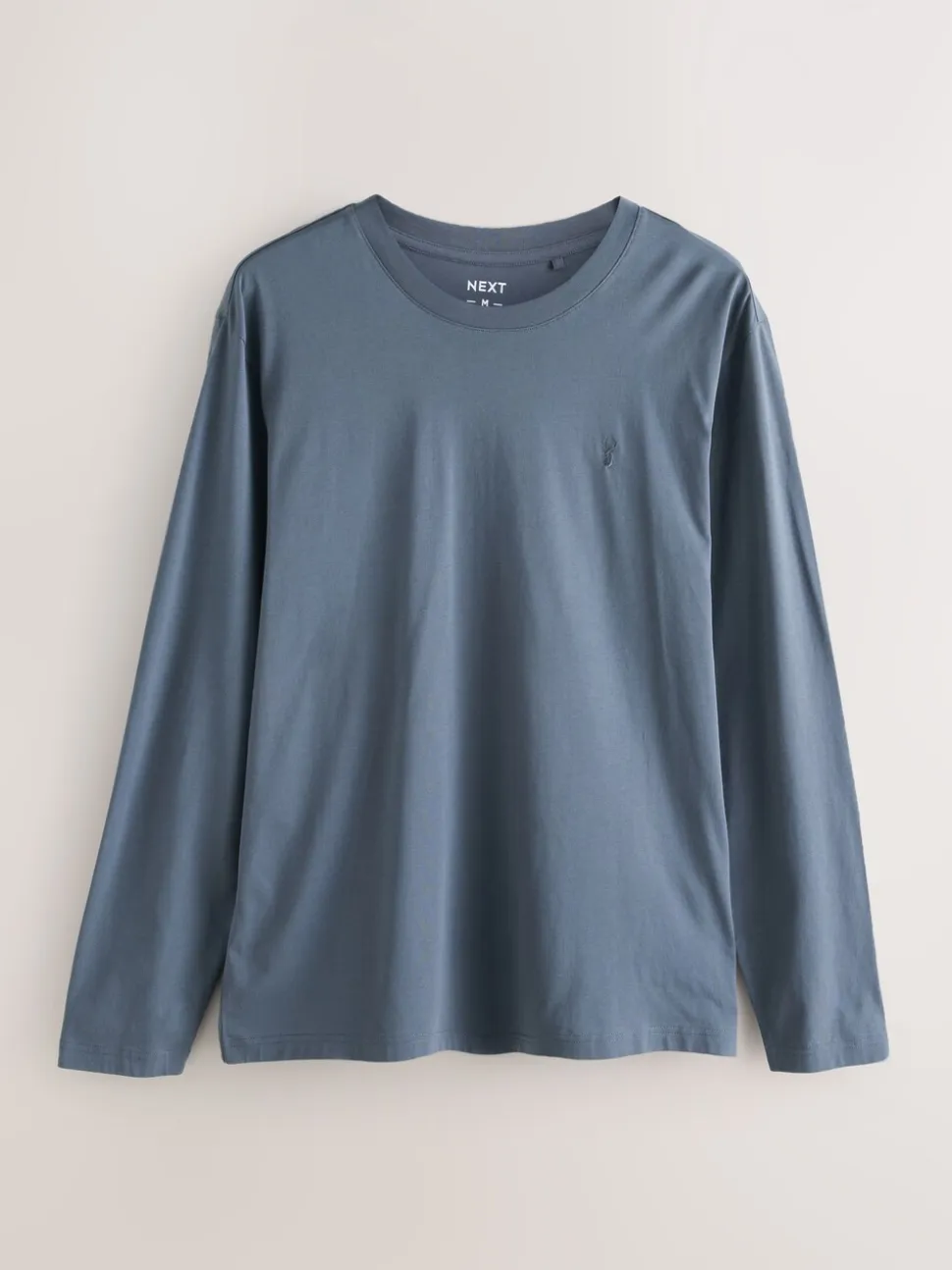 Blauw - Set van 4 T-shirts met lange mouwen