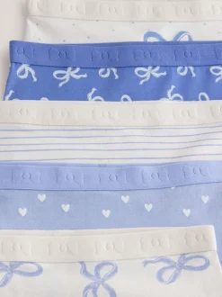 Blauw - Short Briefs 5 Pack (2-16yrs)