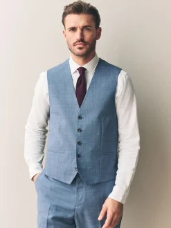 Blauw - Signature Nova Fides wollen gilet