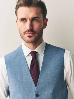 Blauw - Signature Nova Fides wollen gilet