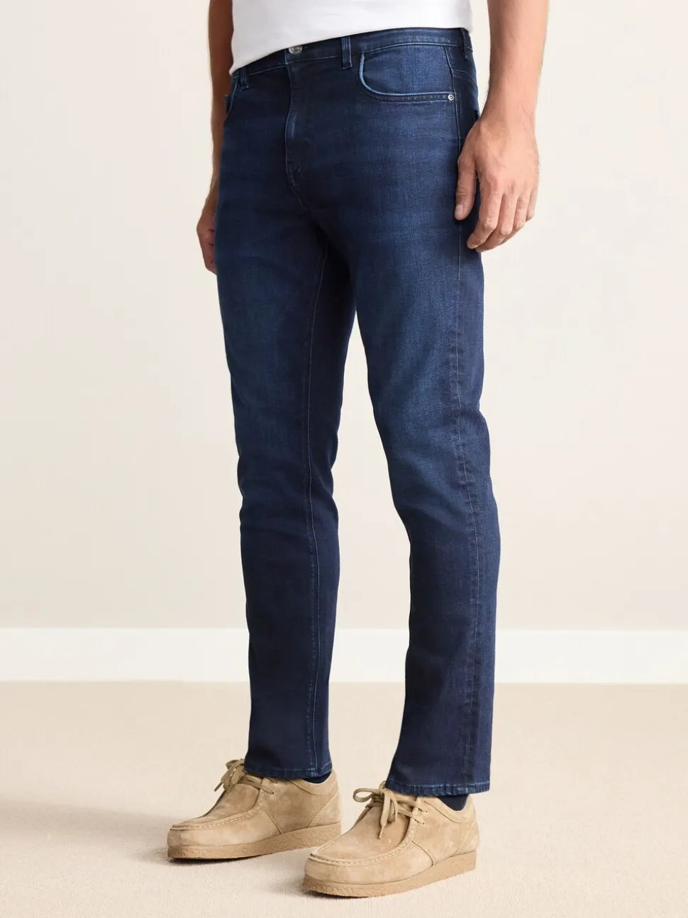 Blauw - Signature ultra zacht aanvoelende jeans