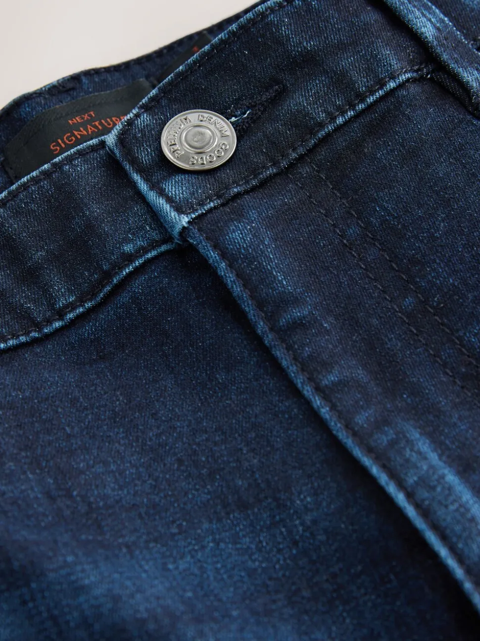 Blauw - Signature ultra zacht aanvoelende jeans