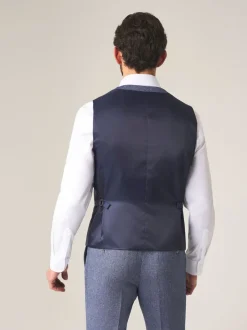 Blauw - Skopes Jude maatsnit getailleerd vest