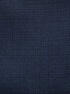 Blauw - Slim Fit - Colbert van wolmix met textuur