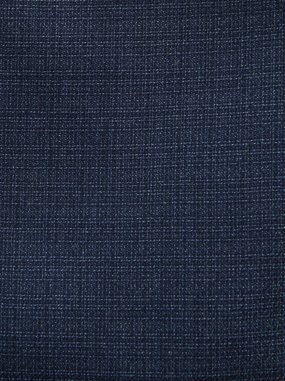 Blauw - Slim Fit - Colbert van wolmix met textuur