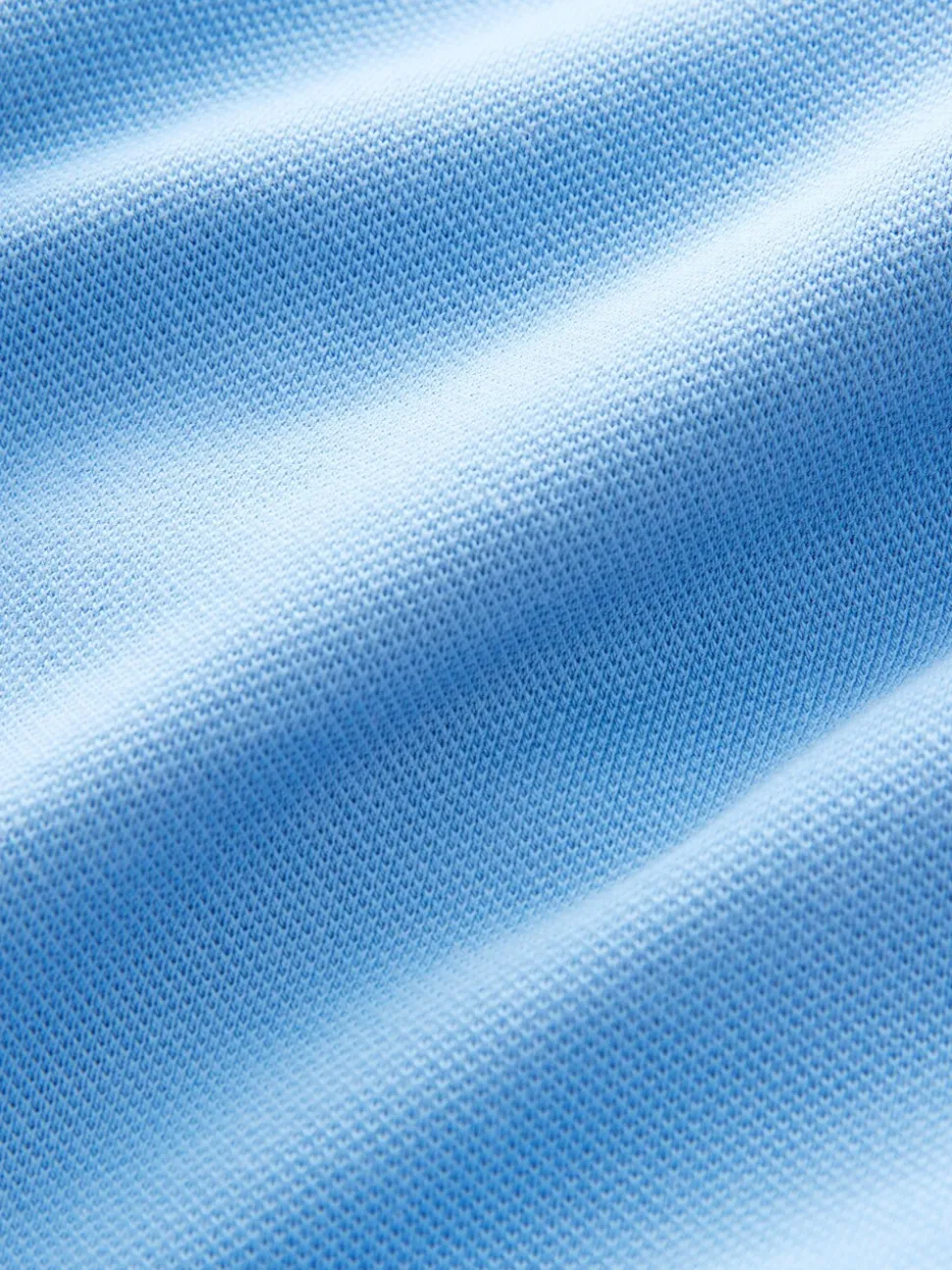 Blauw - Slim Fit - Piqué poloshirt met korte mouwen