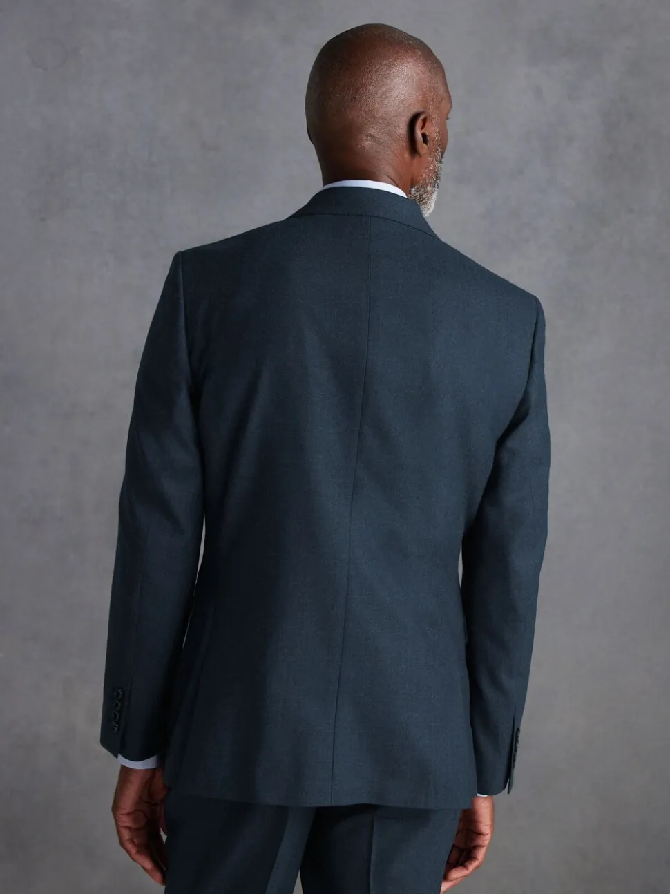Blauw - Slim Fit - Signature Zignone flanellen colbert van Italiaanse wol-kasjmier blend