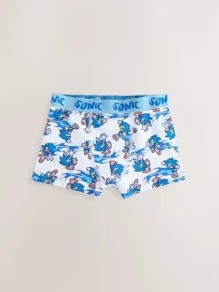 Blauw - Sonic Boxers 3 Pack (2-14jr)