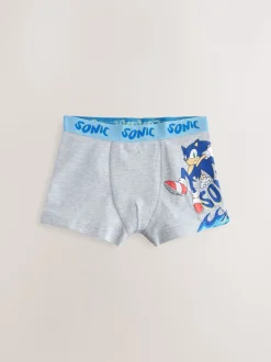 Blauw - Sonic Boxers 3 Pack (2-14jr)