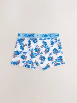 Blauw - Sonic Boxers 3 Pack (2-14jr)