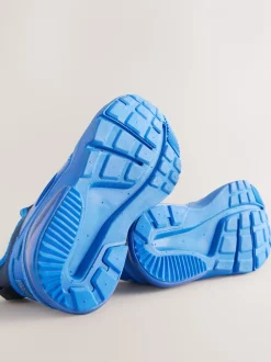 Blauw - Sonic Elastic Lace Trainers