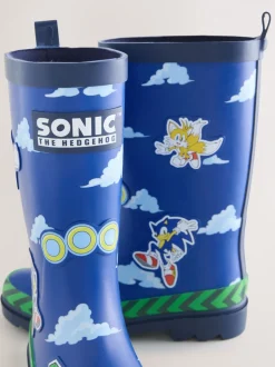 Blauw - Sonic Rubber Wellies