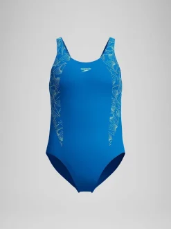 Blauw - Speedo Hyperboom Splice Muscleback badpak