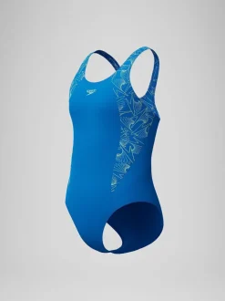 Blauw - Speedo Hyperboom Splice Muscleback badpak