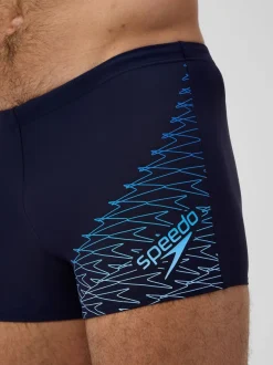 Blauw - Speedo Medley logo aquashorts