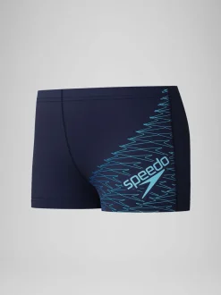 Blauw - Speedo Speedo Medley Logo Aqua Swim Shorts