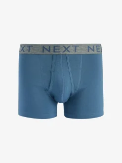 Blauw - Standaard - 10 Boxershorts zonder plooi