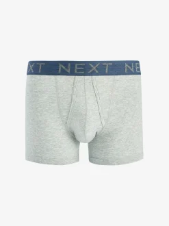 Blauw - Standaard - 10 Boxershorts zonder plooi