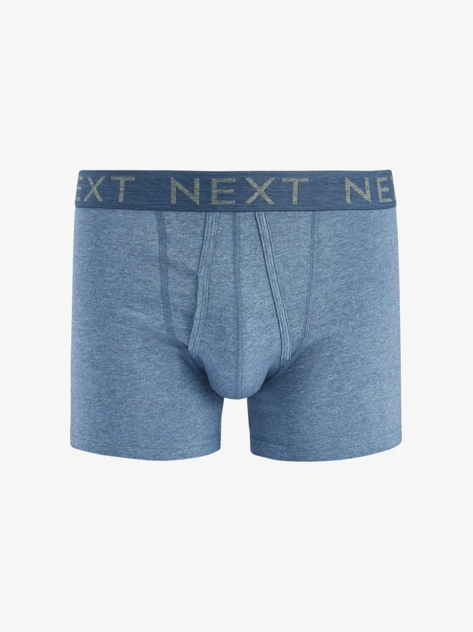 Blauw - Standaard - 10 Boxershorts zonder plooi