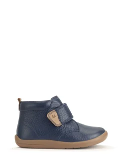 Blauw - Start Rite Totter leren laarzen met ripbies