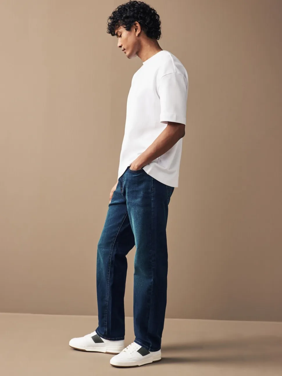 Blauw - Straight fit - Motionflex jeans