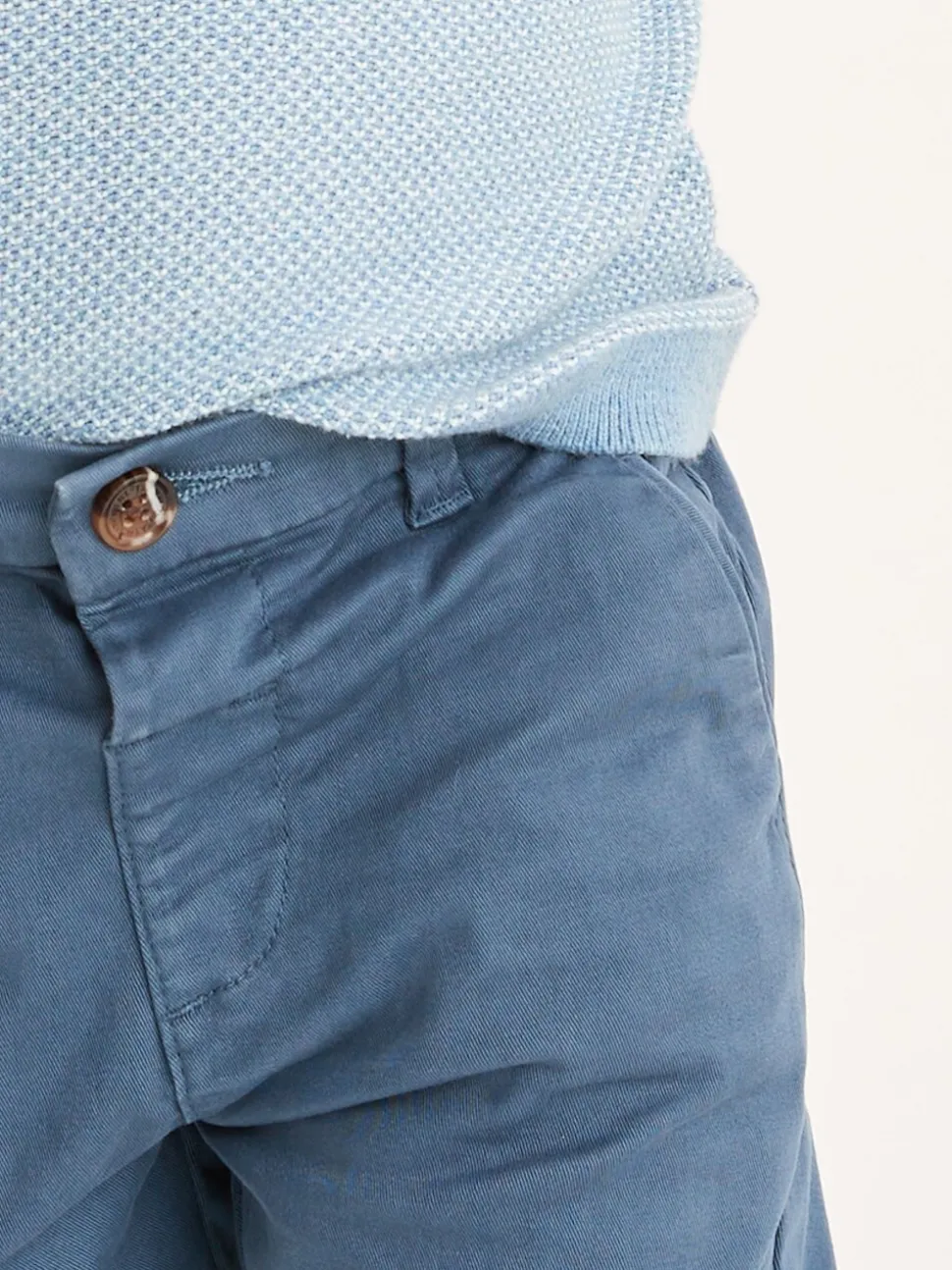Blauw - Stretch Chino Broek (3mnd-7jr)