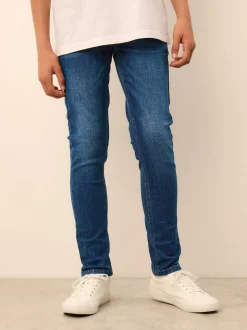 Blauw - Stretchjeans (3-17jr)