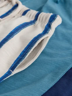 Blauw - Stripe Joggers 3 Pack (3mths-7yrs)