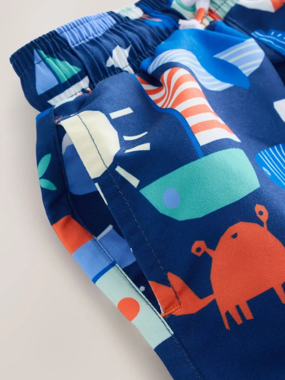 Blauw - Sunsafe Rash Vest and Swim Shorts Set (3mths-7yrs)