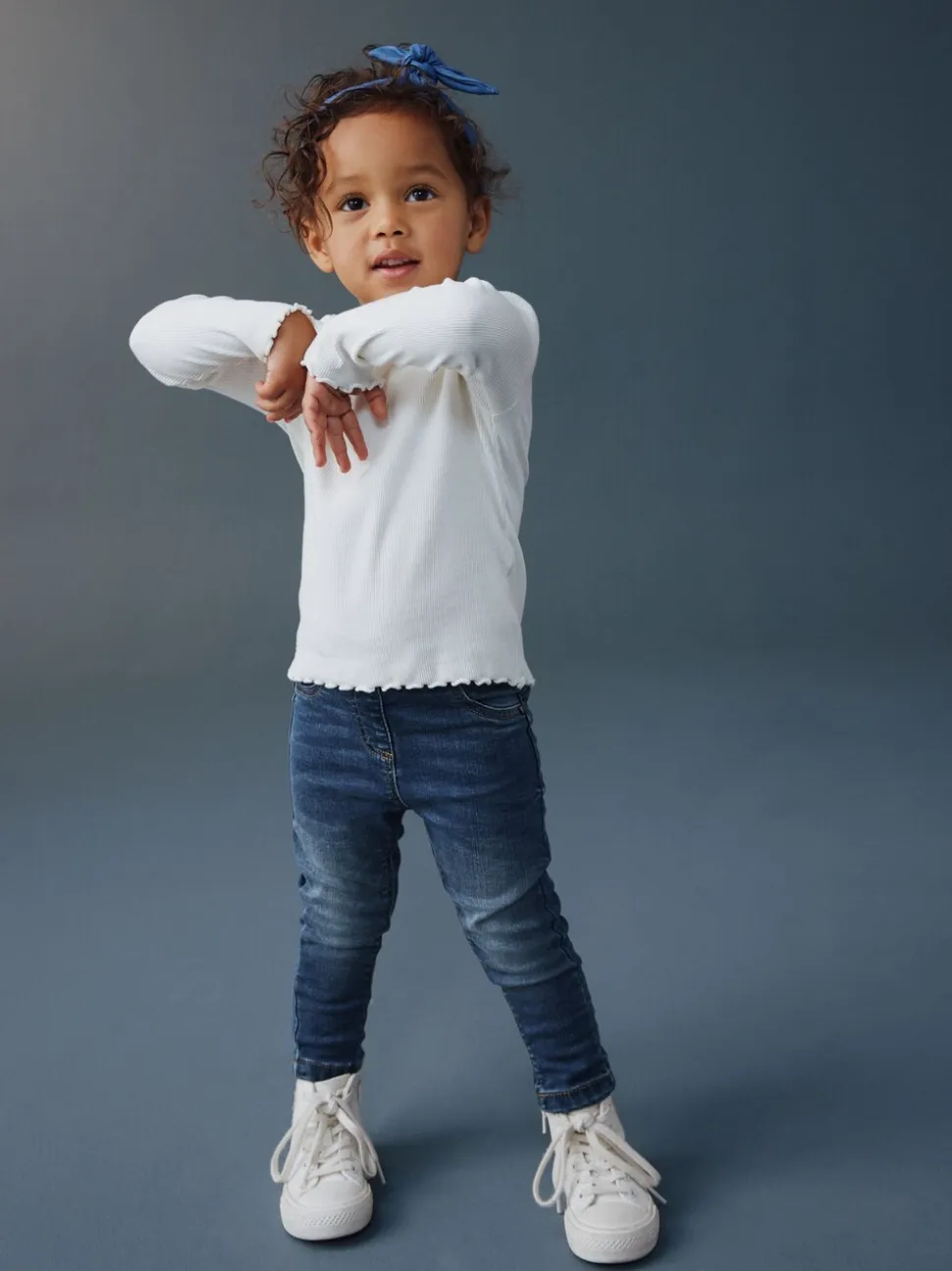 Blauw - Superskinny-fit jegging (3 mnd-7 jr)
