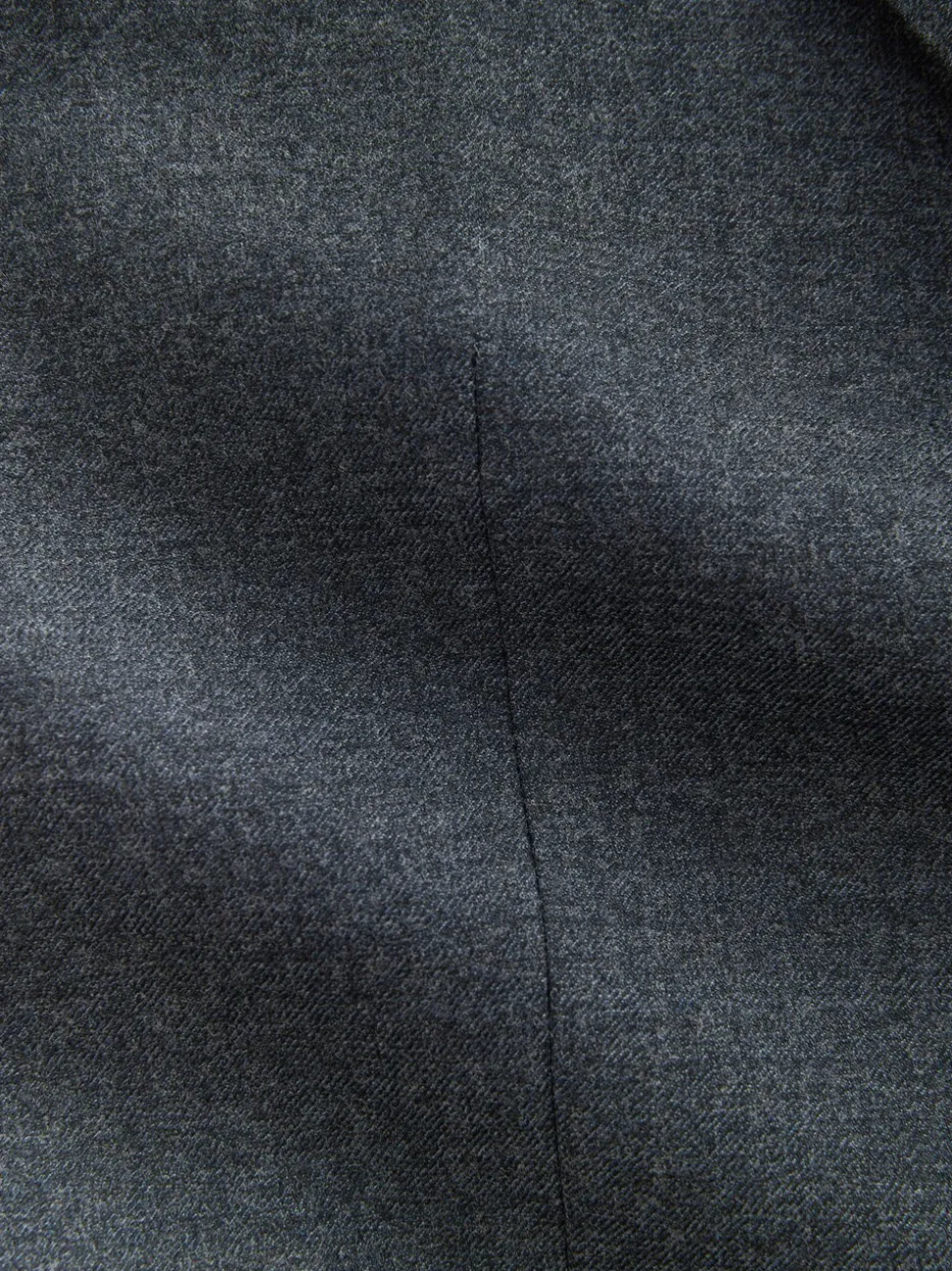 Blauw - Tailored Fit Merino Wool Blend Suit Jacket