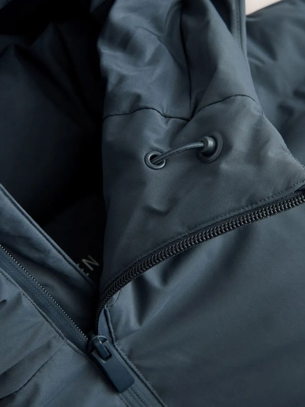 Blauw - ThermoGen regenbestendige gewatteerde Jack
