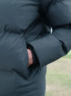 Blauw - ThermoGen regenbestendige gewatteerde Jack