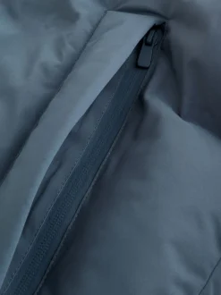 Blauw - ThermoGen regenbestendige gewatteerde Jack