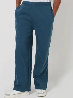 Blauw - Threadbare Wide Leg Joggers