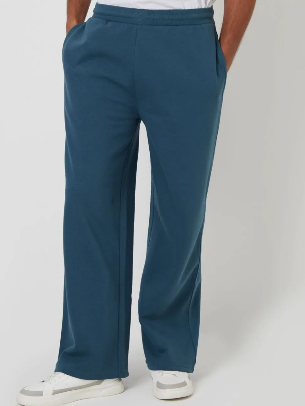 Blauw - Threadbare Wide Leg Joggers