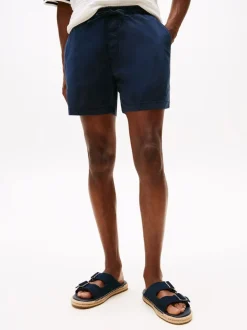 Blauw - Tommy Hilfiger Flag Embroidery Shorts